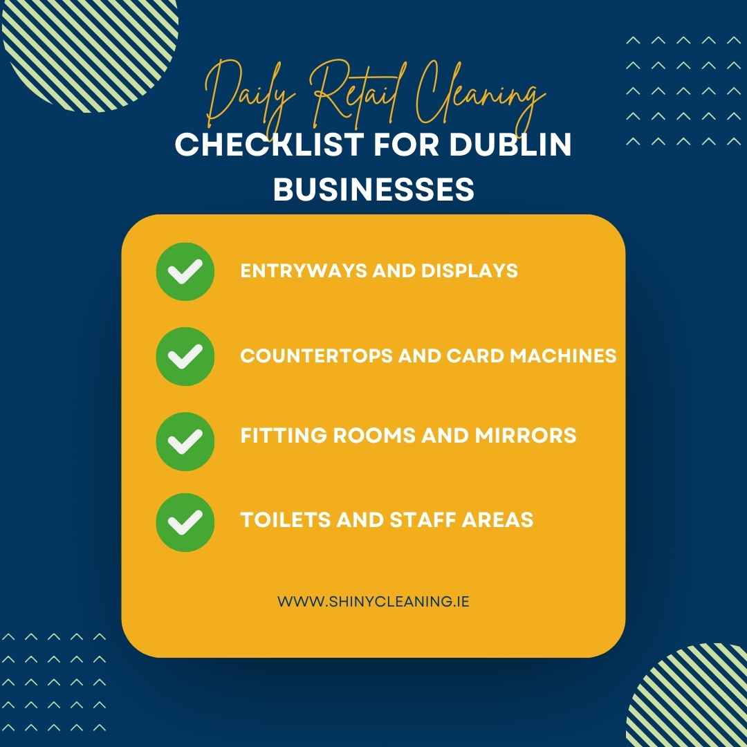A picture of Daily Retail Cleaning Checklist for Dublin Businesses